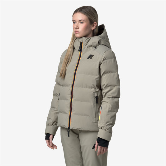 LATUEDA HQUILTED - Vestes - Milieu - Femme - Green Oak