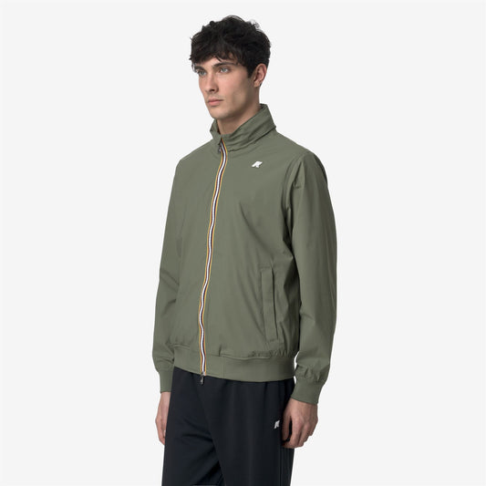 AMAURY STRETCH NYLON JERSEY - Vestes - Court - Homme - Green Lichen