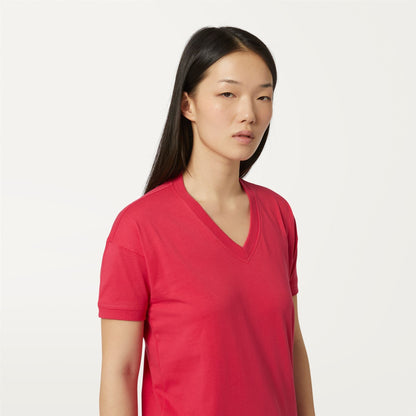 RUBIEL - T-shirts et hauts - T-shirt - Femme - Red Berry
