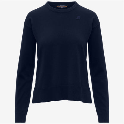 DOMITINE COTTON PS - Maille - Pull-over - Femme - Blue Depth
