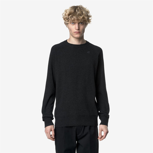 SEBAS WOOL CASHMERE - Maille - Pull-over - Homme - Carbon Mel