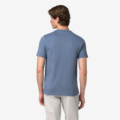 ODOM JERSEY PEACH - T-shirts et hauts - T-shirt - Homme - Blue Wild
