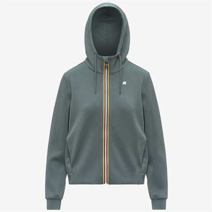 DEVA LIGHT SPACER - Polaire - Sweat à capuche zippé intégral - Femme - Green Balsam