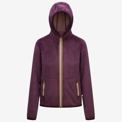 LILY VELOUR POLAR DOUBLE - Polaire - Veste - Femme - Violet P-Violet D