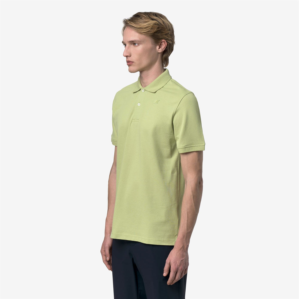 AMEDEE PIQUE SLIM - Polos - Polo - Homme - Green Dk Lime